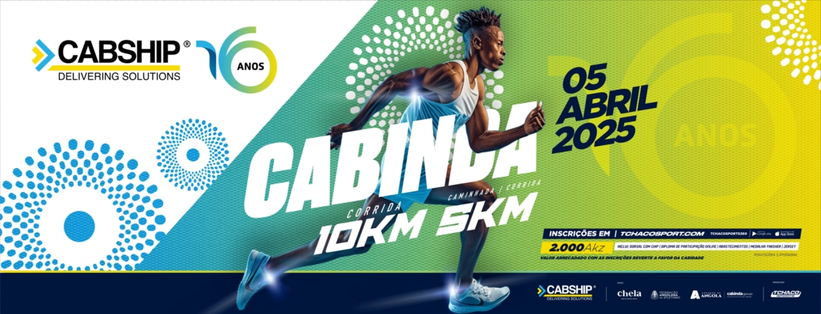 CORRIDA DE ATLETISMO CABSHIP 16 ANOS - CABINDA